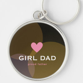 Chaveiro Pai Personalizado Menina Holográfico
