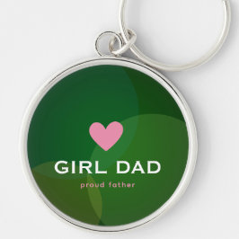 Chaveiro Pai Personalizado Menina Holográfico