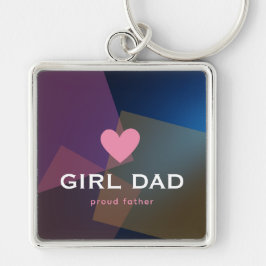 Chaveiro Pai Personalizado Menina Holográfico