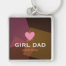 Chaveiro Pai Personalizado Menina Holográfico