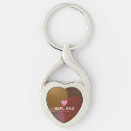 Chaveiro Pai Personalizado Menina Holográfico