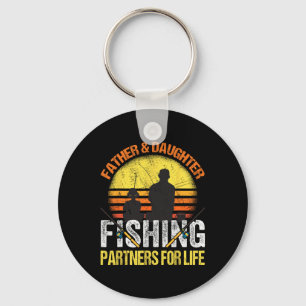 Chaveiro Pai Pescador E Filha Parceiros De Pesca Para To