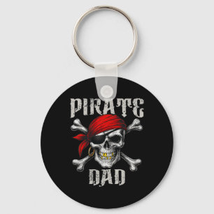 Chaveiro Pai Pirata Jolly Roger Flag E Skull Crossbones H