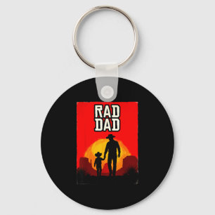 Chaveiro Pai radical pai e filho pôr do sol ocidental