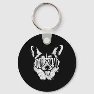Chaveiro Pai Retro Corgi Dono do Cachorro Pet Welsh Corgi G
