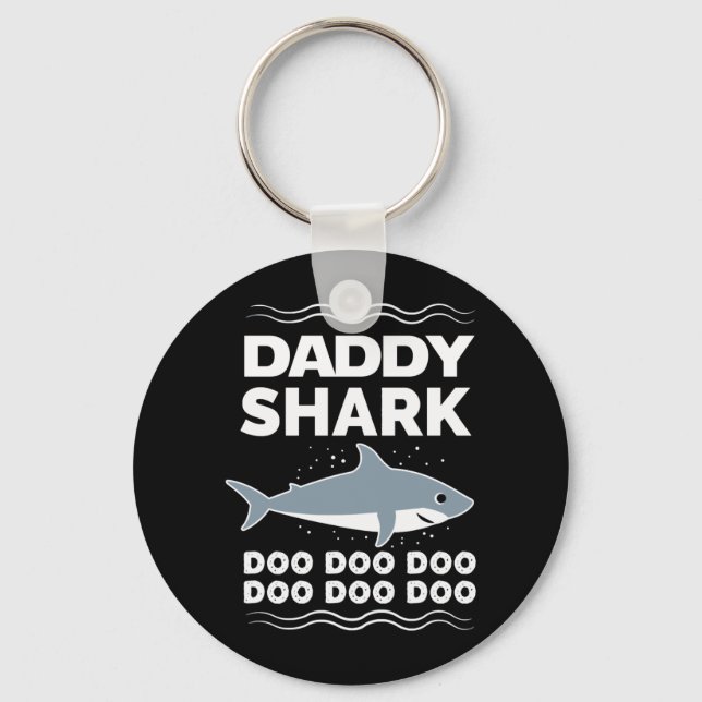 Chaveiro Pai Shark Doo Doo Doo Matching Family (Frente)