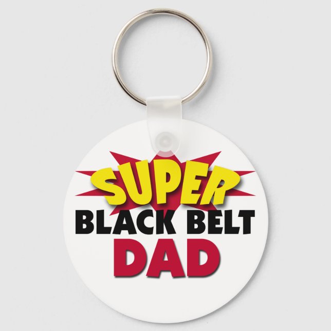 Chaveiro Pai Super Black Belt (Frente)