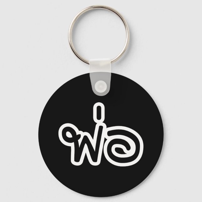 Chaveiro Pai Tailandês - พ่ อ / Phaw - Script de Idioma Tai (Frente)