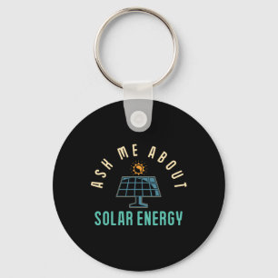 Chaveiro Painel solar Pergunte-me sobre energia solar energ