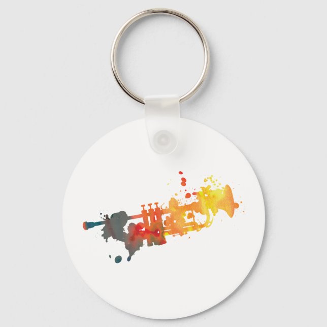Chaveiro Paint Splat Trumpet (Frente)