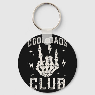 Chaveiro Pais Legal engraçados Clube Retro Skeleton Pai