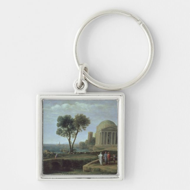 Chaveiro Paisagem com o Aeneas em Delos, 1672 (Frente)