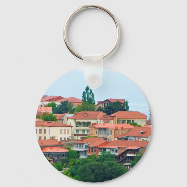 Chaveiro Paisagem da Cidade da Geórgia (Frente)