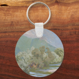 Chaveiro Paisagem de Arte Nouveau Respiradora do Rio Aniene