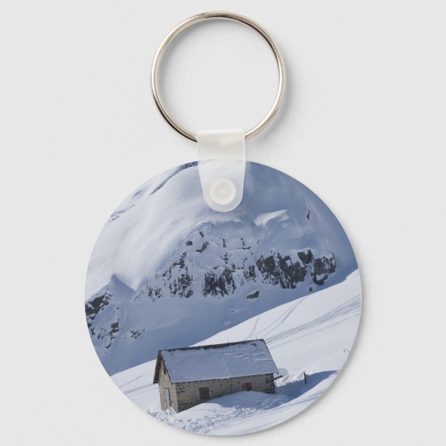 Chaveiro paisagem de neve (Frente)