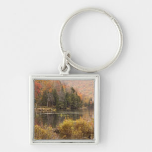 Chaveiro Paisagem de outono com lago, Vermont, EUA 3