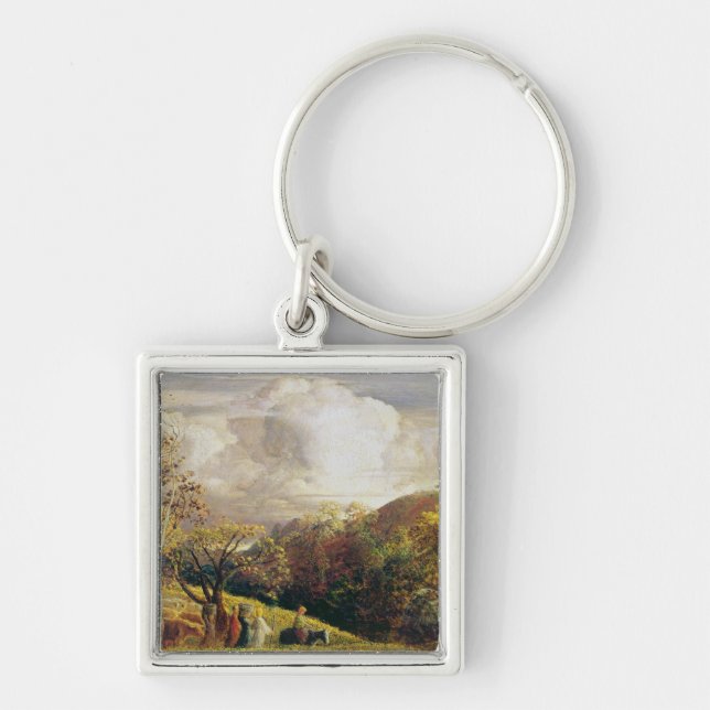 Chaveiro Paisagem, figuras e gado (Frente)
