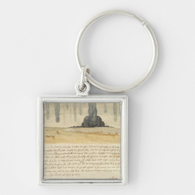 Chaveiro Paisagem ideal com texto, 1526 (Frente)