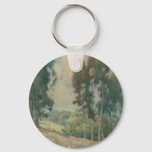 Chaveiro Paisagem primavera (1911) Serene Watercolor Scener