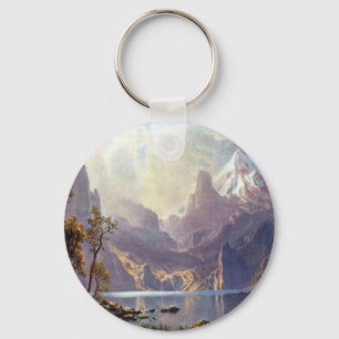Chaveiro Paisagem Vintage, Lago Tahoe de Albert Bierstadt
