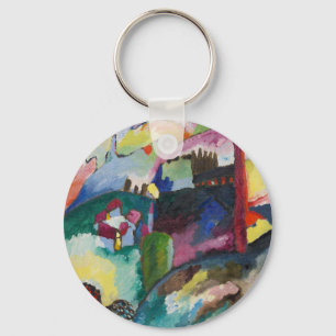 Chaveiro Paisagem Wassily Kandinsky com Chaminé de Fábrica