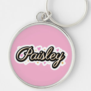 Chaveiro Paisley name fofo design