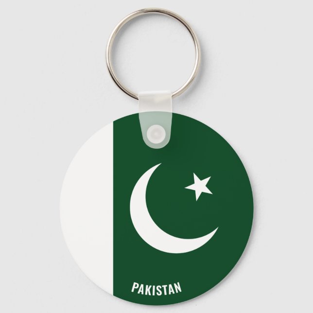 Chaveiro Pakistan Flag Charming Patriotic (Frente)