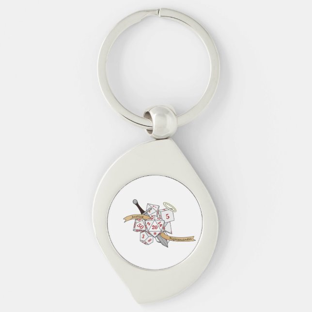 Chaveiro Paladin Dice Design (Frente)