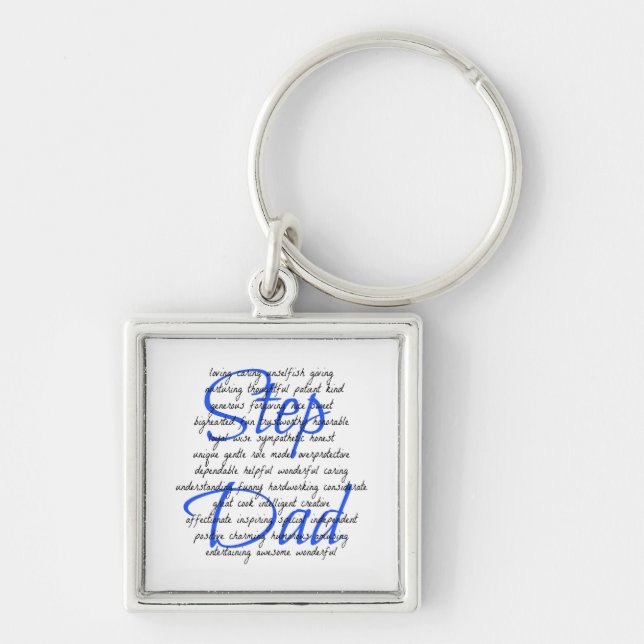 Chaveiro Palavras para Pai passo (Frente)