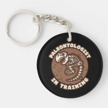 Paleontólogo no Treinamento Fóssil de Dinossauro