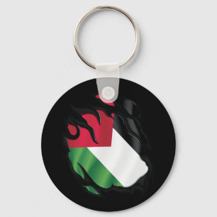 Chaveiro Palestina - Bandeira estampada
