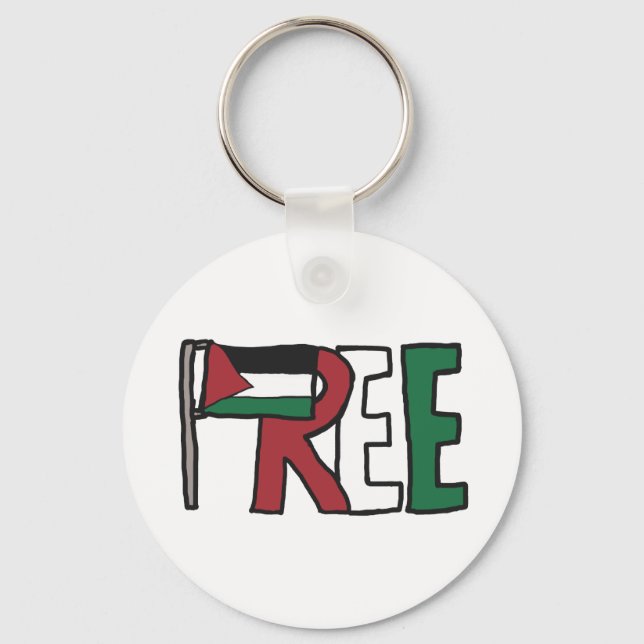 Chaveiro Palestina livre (Frente)