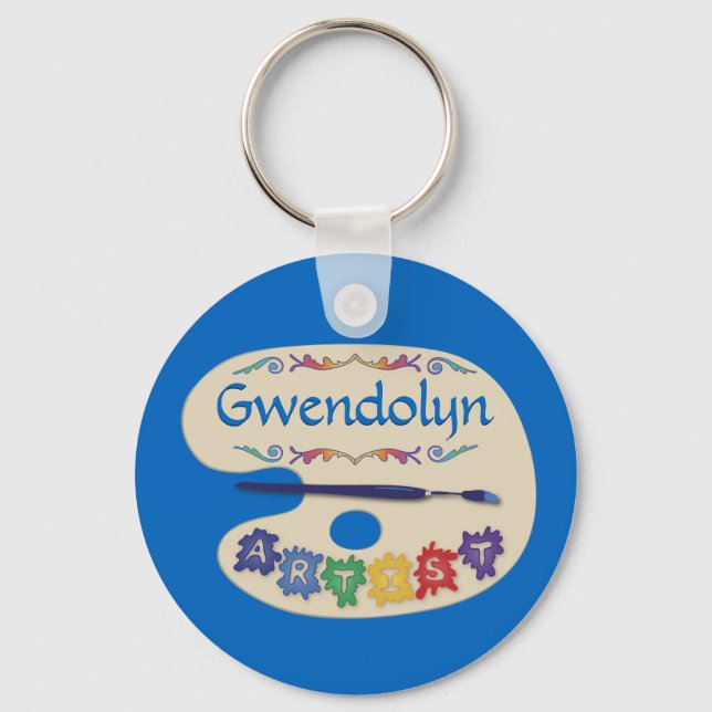 Chaveiro Paleta de artistas (Frente)