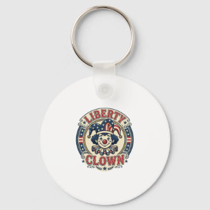 Chaveiro Palhaço da Liberdade Patriótico Patriótico Clownco