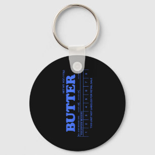 Chaveiro Palito de Manteiga - Azul Engraçado