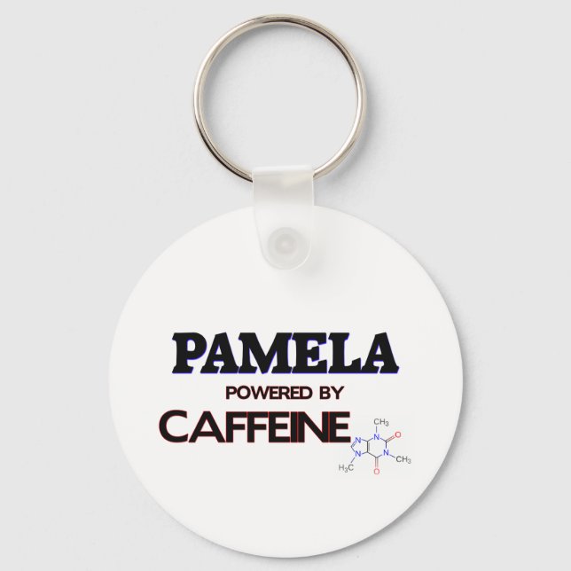 Chaveiro Pamela com cafeína (Frente)