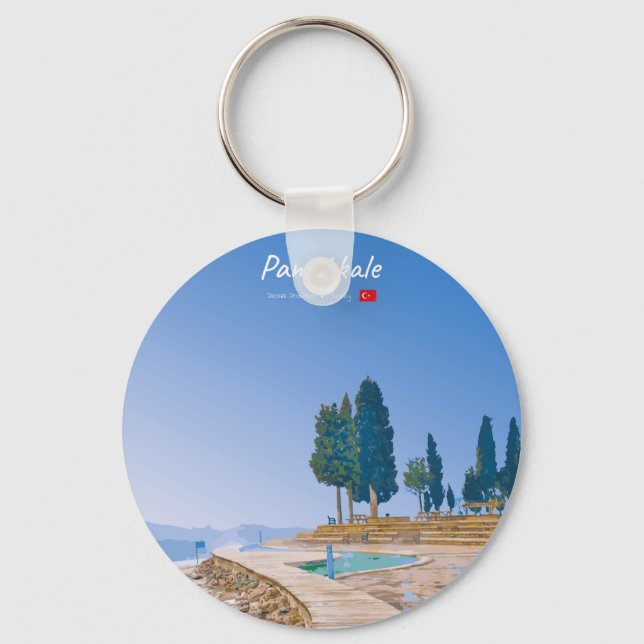 Chaveiro Pamukkale, Turquia - Piscinas Termais (Frente)