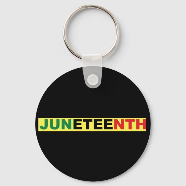Chaveiro Pan African, Juneteenth (Frente)