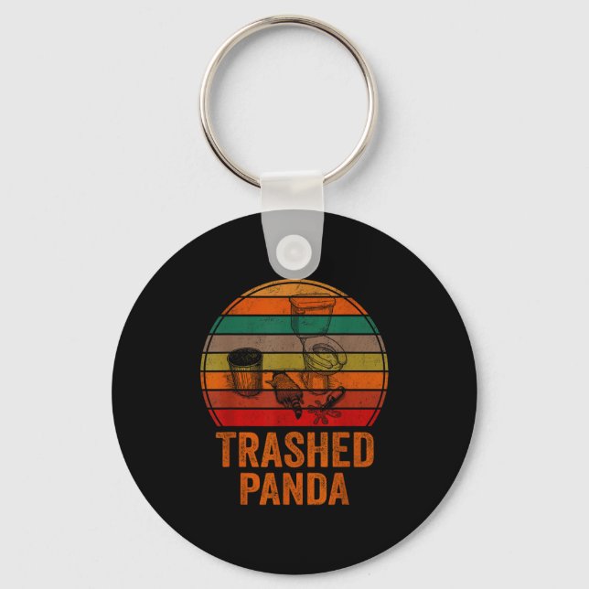 Chaveiro Panda Arrasado Fofinho Macaco Bêbado Vintage Fofin (Frente)