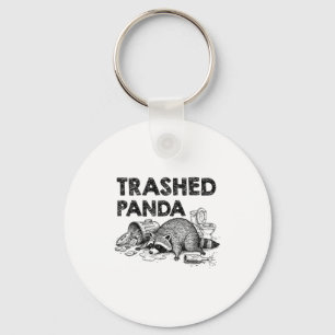 Chaveiro Panda Arruinado Racoon Engraçado Bêbado Fica Bêbad