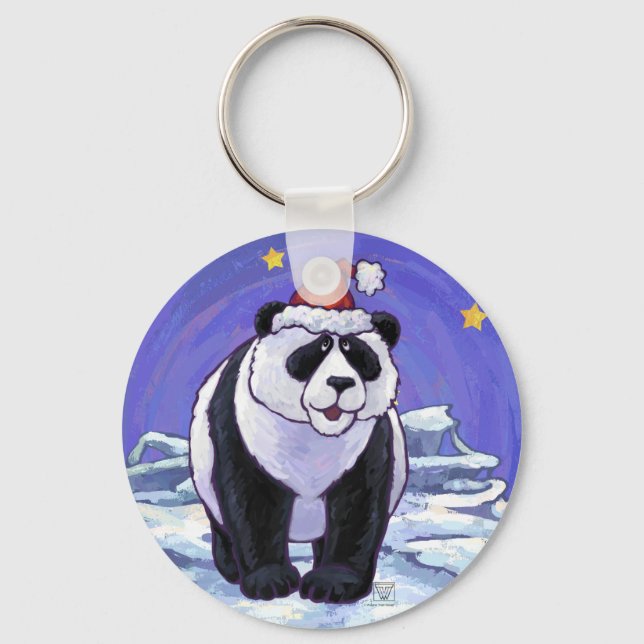 Chaveiro Panda Bear Christmas (Frente)