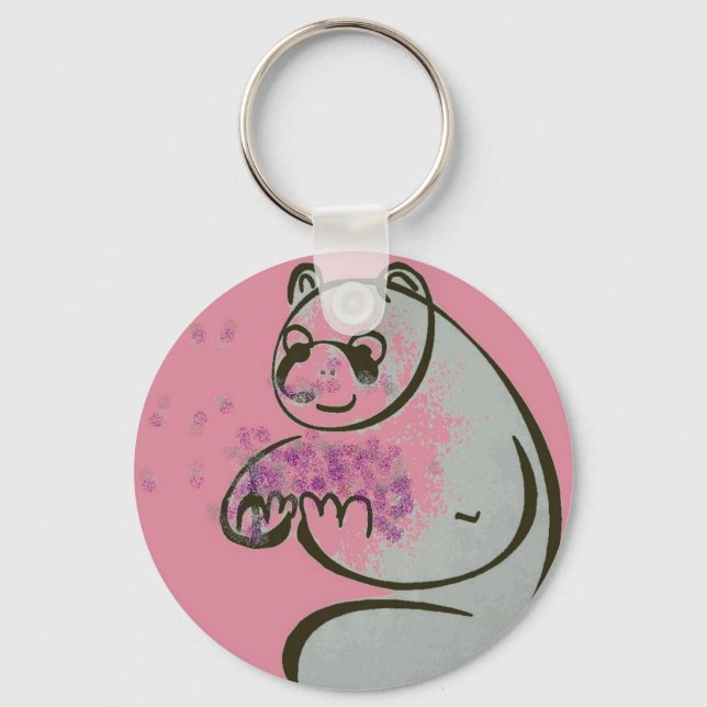 Chaveiro Panda Bear Love (Frente)