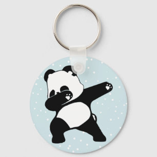 Chaveiro Panda Dabbing, , Panda engraçado dança dab