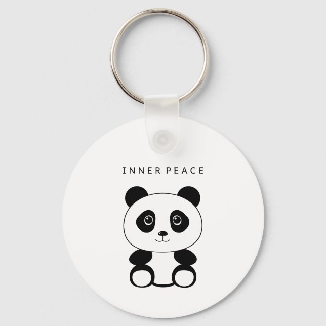Chaveiro Panda de Paz Interna (Frente)