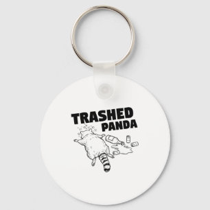 Chaveiro Panda Detonado Guaxinim Bêbado Divertido _1