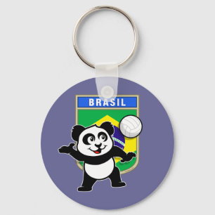 Chaveiro Panda do voleibol de Brasil