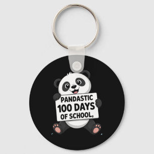 Chaveiro Panda Fofo 100 Dias na Escola