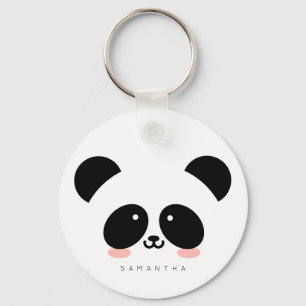 Chaveiro Panda Kawaii  Adicione Seu Nome