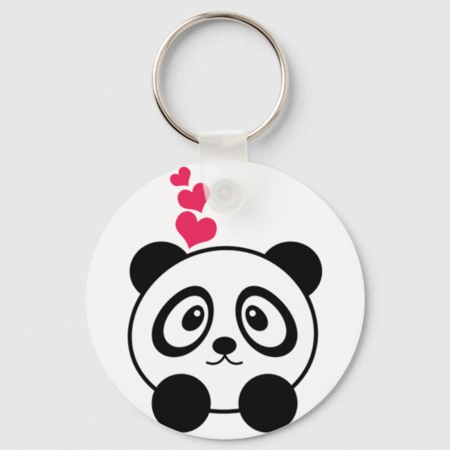 Chaveiro Panda Love (Frente)