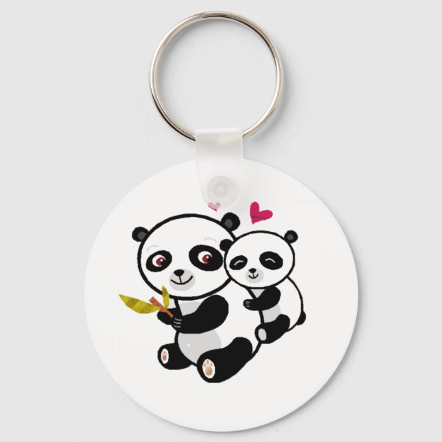 Chaveiro Panda Love <3 (Frente)